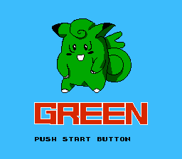 Pokemon Green (hack) Title Screen